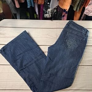 CAbi Dark Blue Jeans Size 8